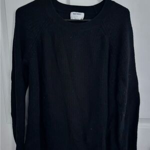Old Navy Women's Classic Black Crew Neck Sweater